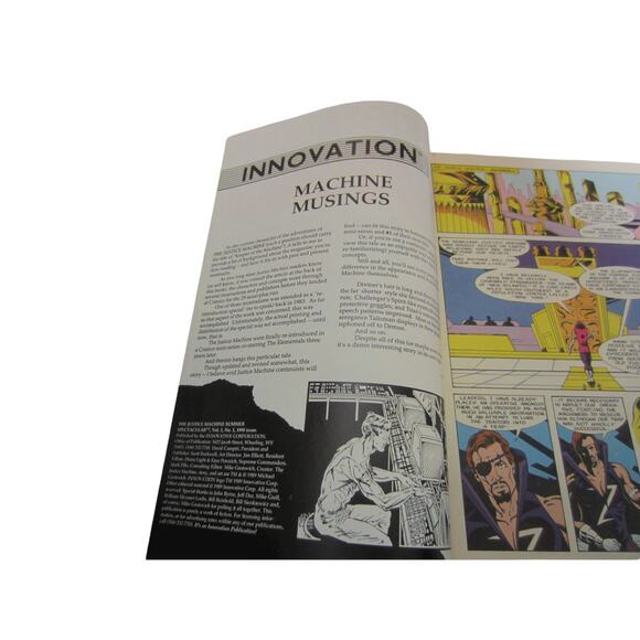 Justice Machine  Innovation Comics 1989 Summer Spectacular Superhero Indie Issue - Picture 4 of 12
